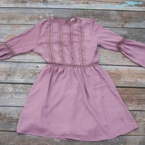 CHARLOTTE RUSSE LONG SLEEVE DRESS